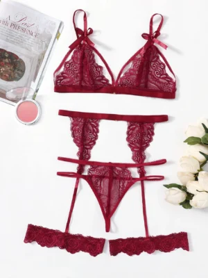ensemble de lingerie en dentelle