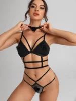 set de costume découpé, applique avec ras-du-cou