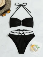 anneau unicolore Bikini ras-du-cou