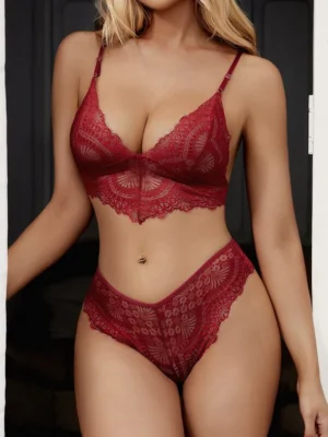 ensemble de lingerie en dentelle