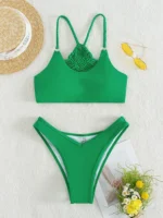 bikini unicolore