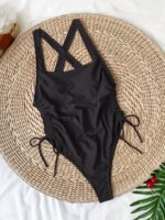 maillot de bain une pièce avec cordon