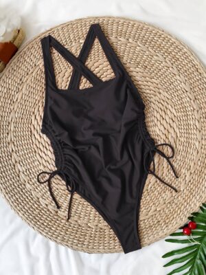 maillot de bain une pièce avec cordon
