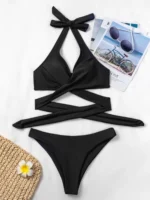 bikini avec ras-du-cou