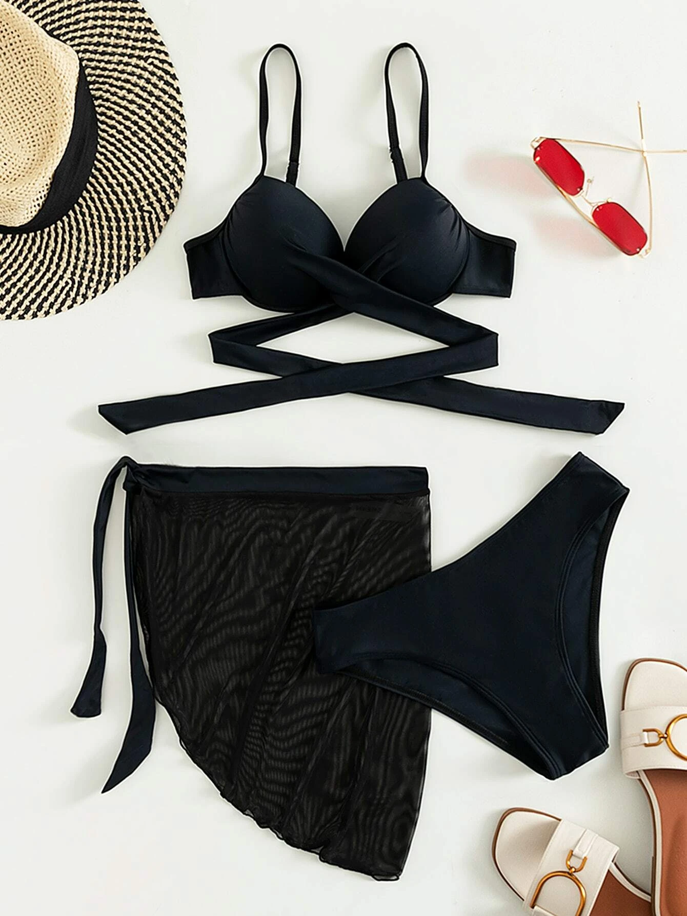 3 pièces bikini& Paréo – Image 6