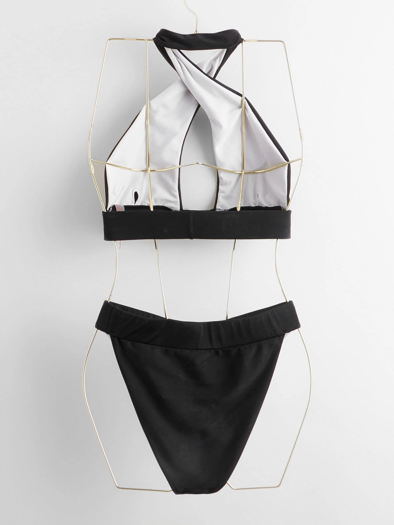 ensembles de bikini découpe unicolore – Image 2