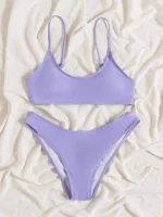 bikini unicolore