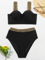 bikini push-up taille haute