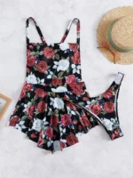 bikini floral aléatoire à imprimé
