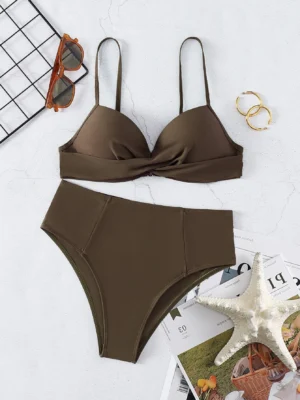 bikini push-up taille haute