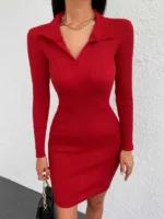 robe caraco à manches longues