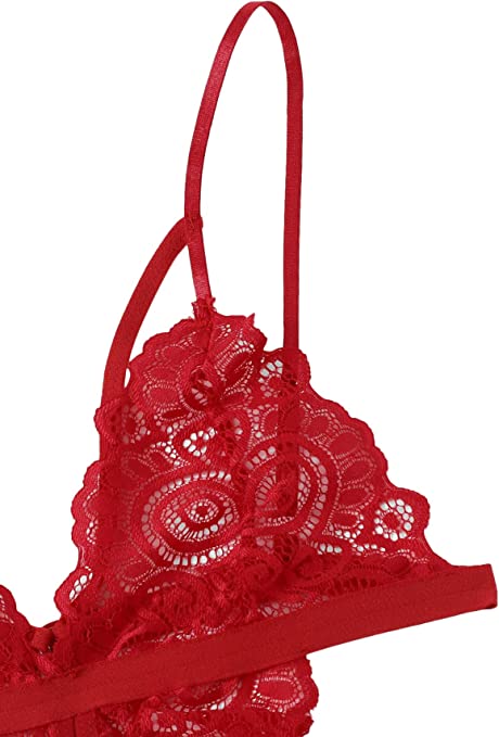 body de lingerie en dentelle découpe – Image 2