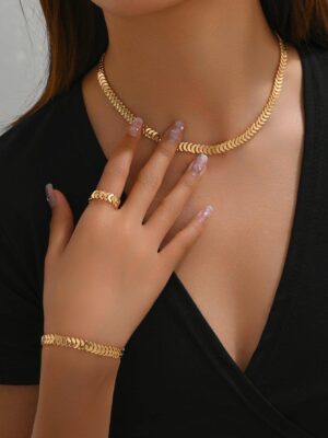 3 pièces set Set de bijoux minimaliste