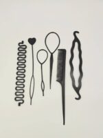 6 pièces À Détail Cœur Outil De Coiffure Ensemble