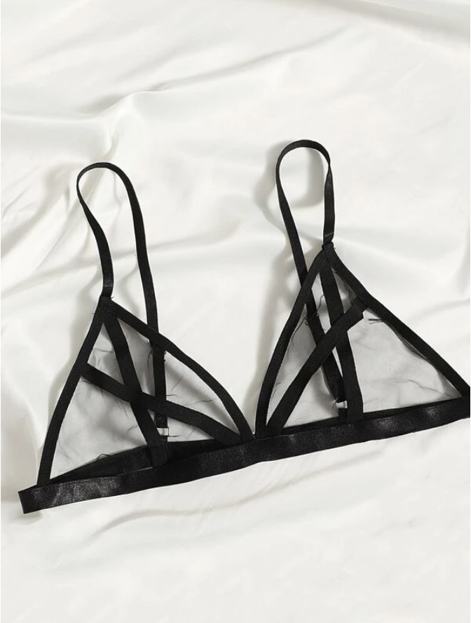 Ensemble de lingerie transparent – Image 3