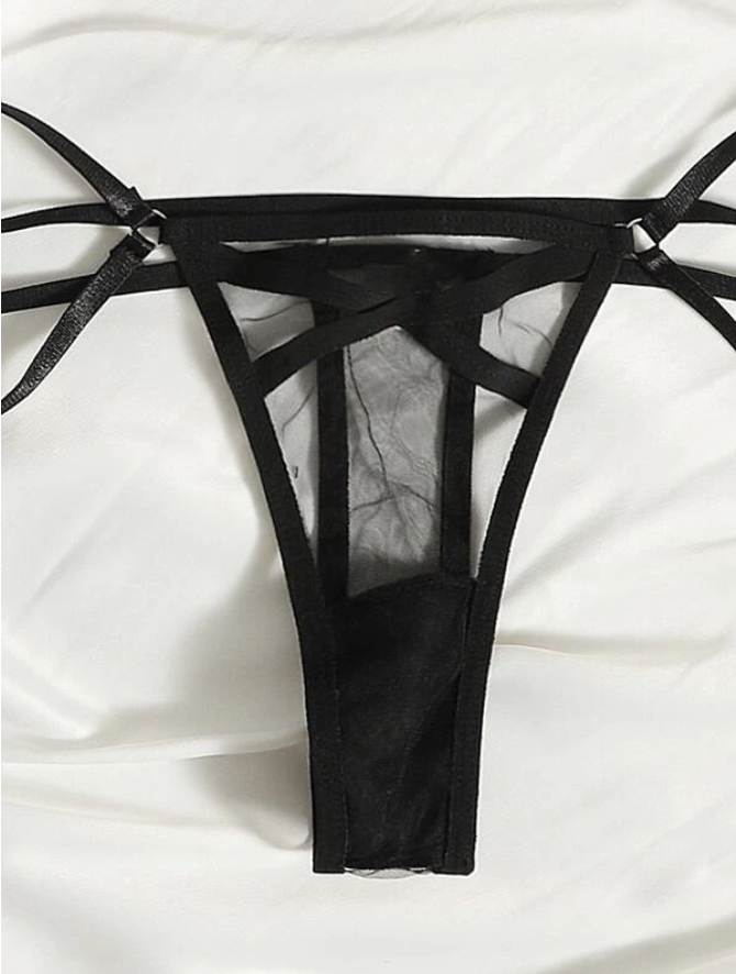 Ensemble de lingerie transparent – Image 2
