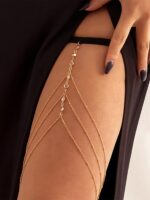 Chaîne à cuisse avec strass