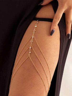 Chaîne à cuisse avec strass