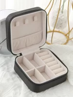 1 pièce Boîte de rangement de bijoux