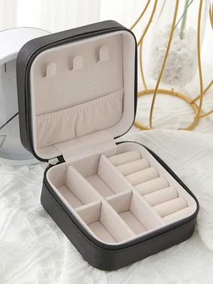 1 pièce Boîte de rangement de bijoux