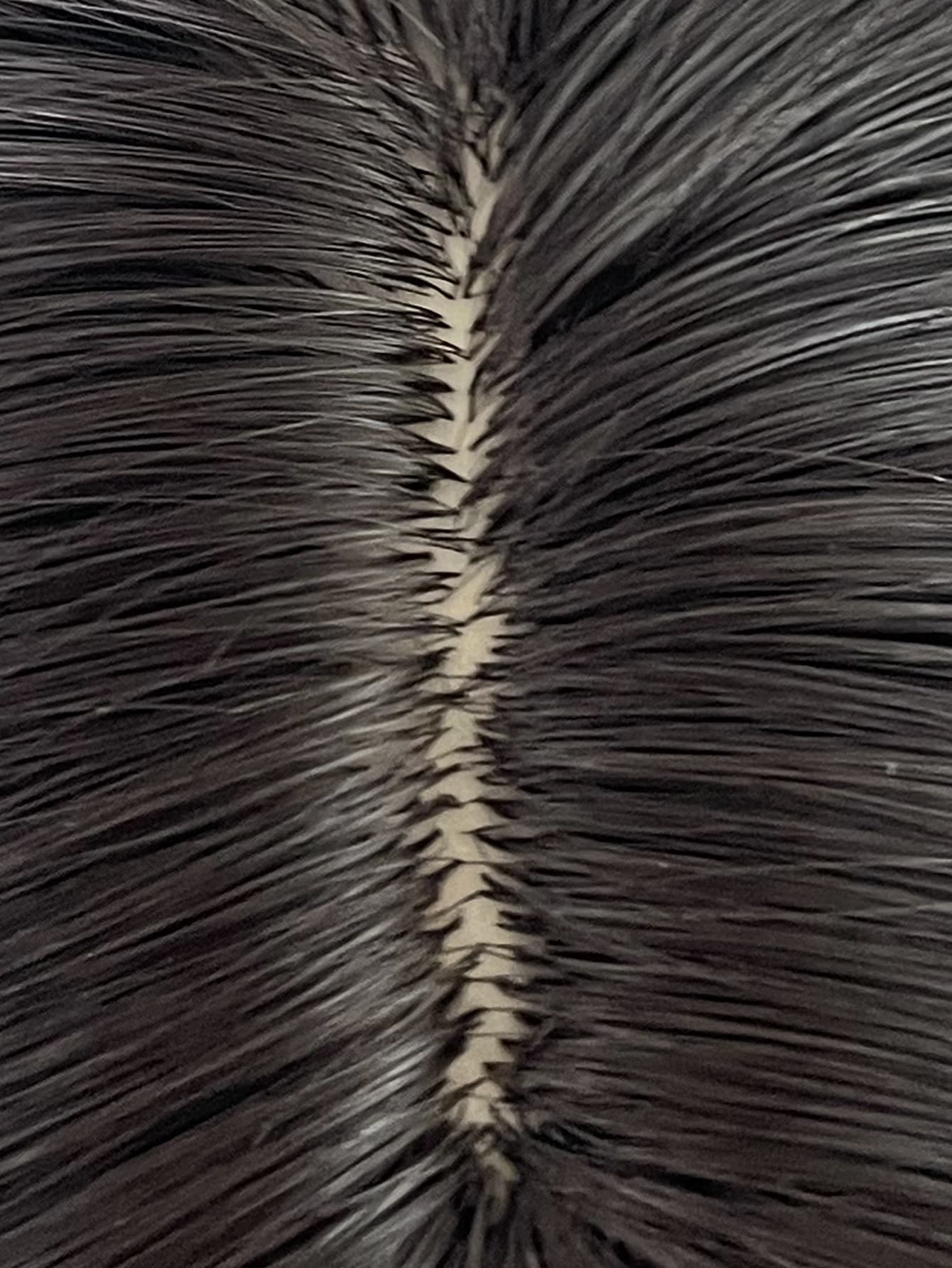 28" Perruque Brune Longue Bouclée Naturelle Avec Frange, Perruque Féminine, Adaptée À Un Usage Quotidien – Image 7
