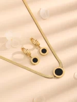 3 pièces/set Set De Bijoux À Détail Rond