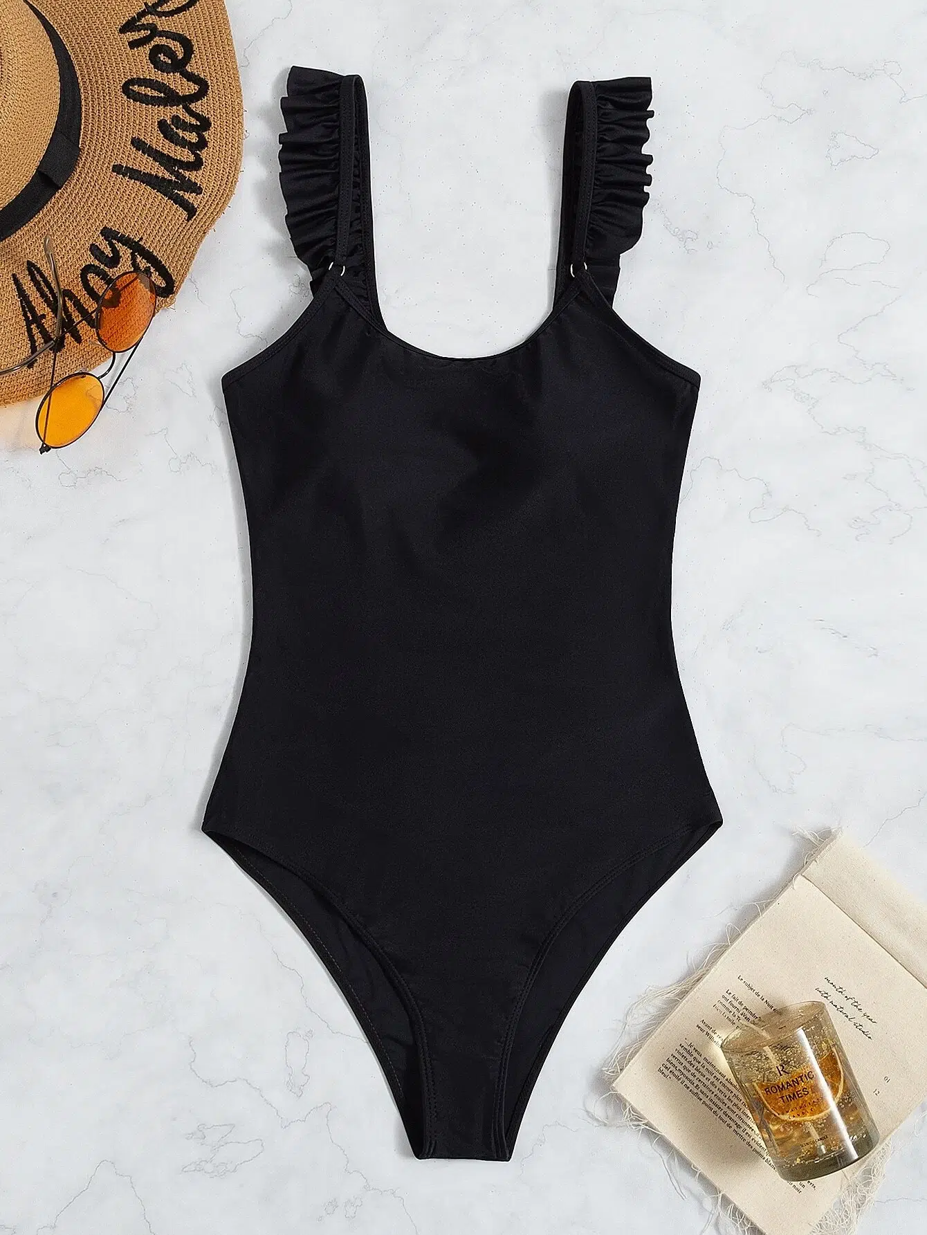 Maillot de bain une pièce à volants – Image 2